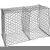 Import 1x1x1 2x1x1 3x1x1 hot dipped galvanized gabion basket stone cage from China