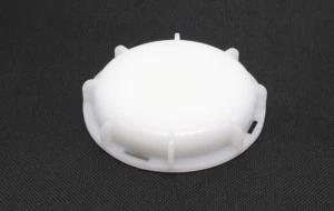 2 inch plastic white screw IBC valve cap  62mm