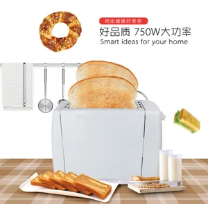 2 Slice Toaster, 750W Bagel or Bread Toaster Extra Wide Slot Adjustable Temperature Control with Removable Crumb Tray
