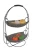 Import 2 Tier Basket Holder Hanging Wick Storage Basket Fruit Bowl Basket from China