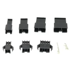 200pcs 2.54mm Terminal Cable Plug Pitch2345 Pin Male/Female Plug Housing and Male/Female Pin Header Crimp Terminals Connector