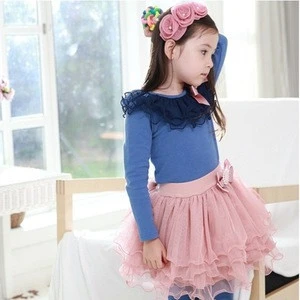 2015 New Products fashion Child Girls Tops Kids Clothes For Wholesale