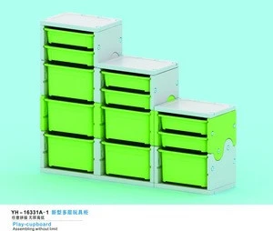 2016 cheap colorful children storage plastic cabinet