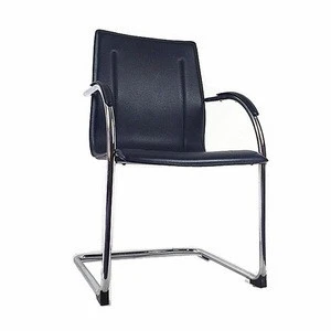 2018 hard PVC black office visitor chair/conference chair/meeting chair