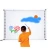 Import 2018 new interactive portable usb whiteboard,digital smart board,presentation equipment,projection screen,educational supplies from China