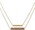 Import 2019  fashion modern women jewellery decorative custom natural silver rose gold sandal walnut wood necklace from China