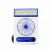 Import 2019 hot product multi-function household charging solar fan with table lamp small fan portable from China
