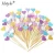Import 2019 New! Lovely Heart Cupcake Toppers Birthday Cakes Topper Picks Kids Birthday/Wedding Festival Party Decoration Supply PQ038 from China