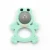 Import 2020 Amazon Frog shape Soft  Handbell Silicone Plastic Teething Rattle Toys Set Baby Teether Rattle chewing toys for Infant from China