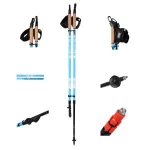 2020 AOQIDA hot sale two section alum 6061/carbon fiebr nordic walking pole cross country pole