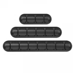2020 Black USB Winder, Cable Clips Wire Storage Silicone Charger Holder Cable Organizer/