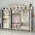 Import 2020 Hot Selling DIY Modern Bedroom Foldable Clothes Plastic Cabinet Wardrobe Storage Closet Wardrobes from China
