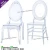 Import 2020 hotel commercial  acrylic resin plastic crystal clear transparent chiavari chair for wedding from China