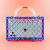 Import 2020 Hsienjin New Fashion Hot Sale Thick 10mm Acrylic Bags two chains Lady Party Luxury Purse Girlish Handbag Clutch Evening Bag from China
