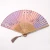 Import 2020 NEW Bamboo products wholesale glow custom printed folding hand fan personelisde silk embroider holder hand fan from China