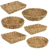 2020 New round design water hyacinth tray made in VietNam Natural water hyacinth tray best quality products