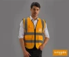 2020 Security reflective Vest traffic and road safety protective clothing can be printed with engineering fluorescent vest