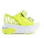 2020 Summer Wedge Female Belt Buckle Women Sandals Transparent Super High Heel Large Size Shoes Woman Platform Shoes