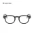 Import 2020 Wholesale Italy Design Cheap Glasses Vintage Round Classic Black Plastic Women Men Reading Glasses from China