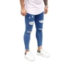 2021 Cheap Washed Indigo Cotton Polyester Spandex Raw Pantalones Vaqueros Jeans Denim Pants S-3XL