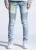 Import 2021 High Quality Mens  3D Moto Pintuck Denim Pant Jean Pain Splatter Jeans from China