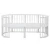Import 2021 New Design Wood Baby Beds Cribs Baby Cradle Oval Baby Crib from China