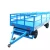 Import 2021 new products platform semi trailer 2 axles manganese steel material and truck trailer from China