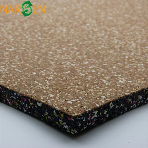 20mm*500mm*500mm Non Toxic rubber tile mat gym rubber tile floor