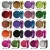 Import 21 Colors Super Shine Nail Mirror Titanium Powder Nail Chrome Dust For Nail Art from China