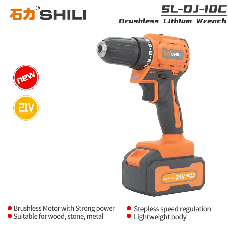 21V Lithium Battery Brushless Power drills Power Tools Combo Set Cordless Drill Set