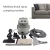 Import 220V 3kw commercial or industrial high temperature heater multi-function carpet sofa car seats furniture vacuum steam cleaner from China
