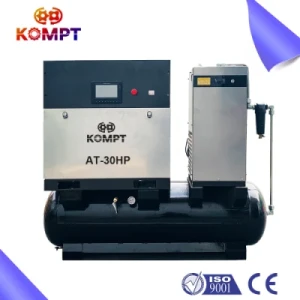 22kw/30HP Electric Integrated Rotary Screw Air Compressor Fixed Speed at Nice Price