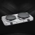 Import 2500W Stainless steel double burner electric hot plate from China