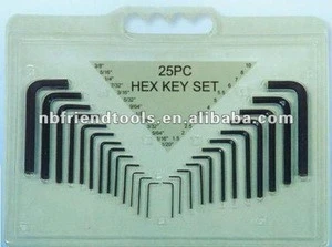25Pcs Hex key set (standard Length)