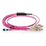 2m (6ft) MPO 40GB Fiber OM4 50/125 Multimode, 24 Port Fiber Optic Patch Panel