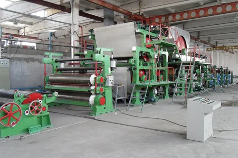 2100mm daily produce 15 ton bobbin paper making machine