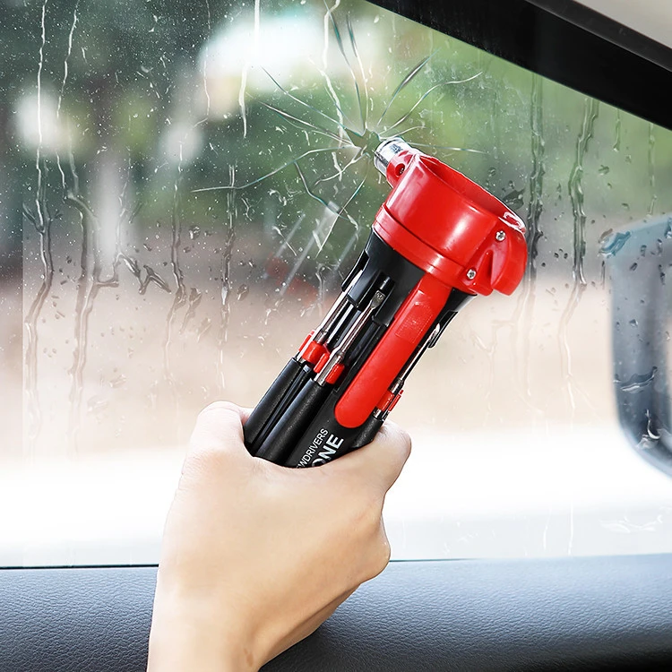 3 in 1 Life Saving Window Glass Breaker Seat Belt Cutter Escape Car Emergency Safety Hammer