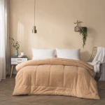 3 piece ultra-soft luxury winter sherpa comforter set bed sheet sets comforter