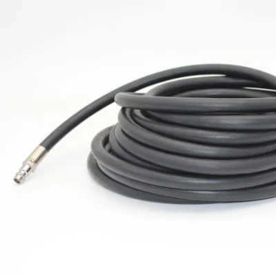 300psi Flexible Rubber Air Hose with Euro Quick Couplers