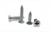 304/316/410 Stainless steel countersunk flat csk head SS self tapping screws