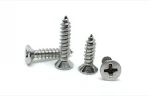 304/316/410 Stainless steel countersunk flat csk head SS self tapping screws