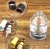Import 30ml perfume bottle spray bottle with  silver gold black cap from China