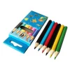 3.5&quot; Mini Student Children Painting Wood 6 Color Pencil Set