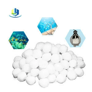 4-6D Rainwater Wastewater Treatment Polypropylene Fiber Ball Filter Media