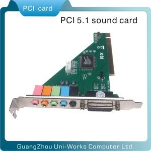 4 channel 5.1 PCI sound card