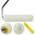 Import 4 Inch Paint Roller Brush Pure Wool Fabric Epoxy Refill Roller Cover Hand Tool PP Handle Roller Brush from China