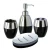Import 4 Pieces Bathroom Products - Lotion Dispenser & Soap Dispenser & Toothbrush & Soap Dish from China