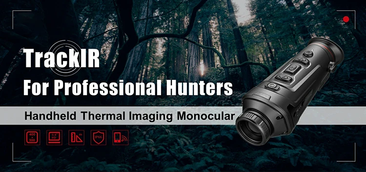400X300@17um IR Detector 25 35 50 Focus Length long range night vision infrared thermal imager monocular