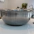 Import 45/55/60/65/70/80cm Wholesale Kitchen Accessories Stainless Steel Big Size Round Washing Baby Bath Basin Metal large bowl from China