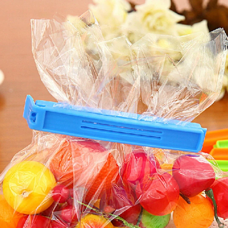 5-piece plastic sealing clip food and snack bag moisture-proof fresh-keeping clip kitchen tool